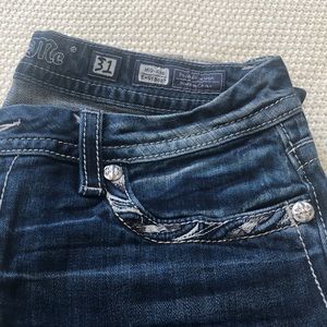 Miss Me size 31 mid rise easy boot jeans